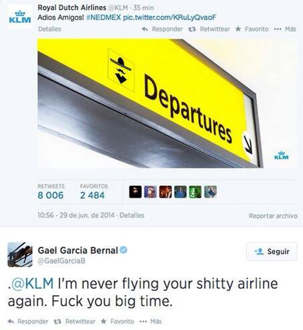 KLM vs Gael Garcia Bernal
